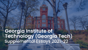 georgia tech supplemental essays 2023