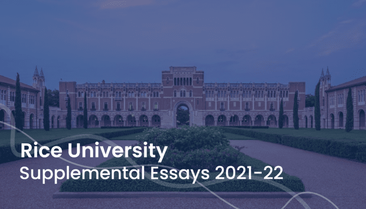 rice supplemental essays 22 23