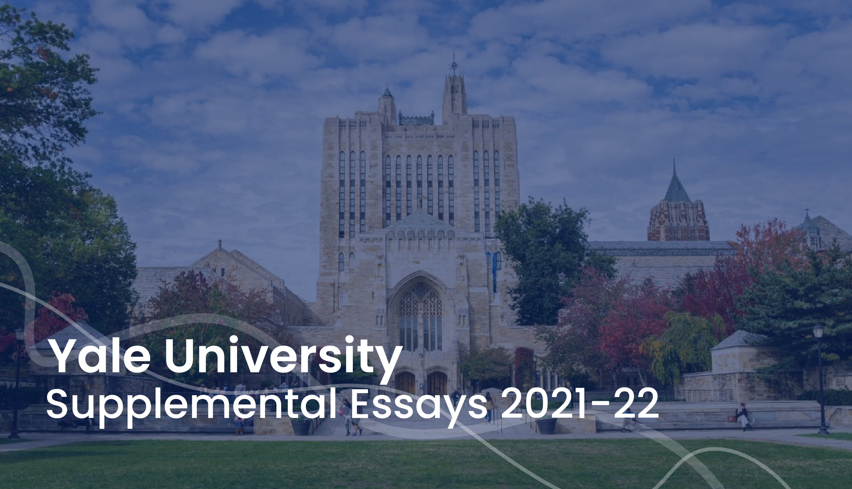 Yale University Supplemental Essays 20212022 Yale Essay