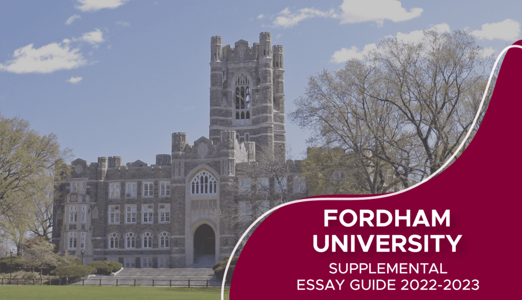 fordham supplemental essay 2023