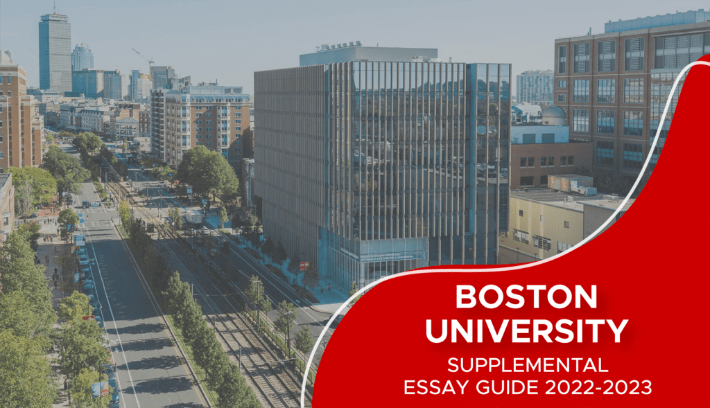 Boston University Supplemental Essays Expert Guide