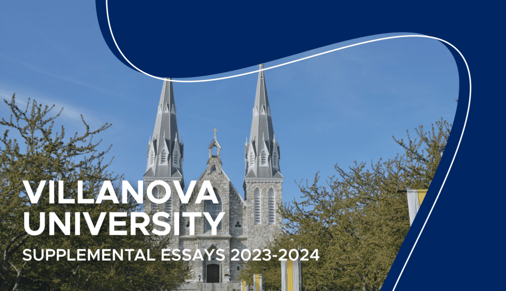 Villanova Supplemental Essays Villanova Essay